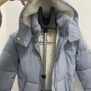 Abercrombie Kids Light Blue Puffer Jacket